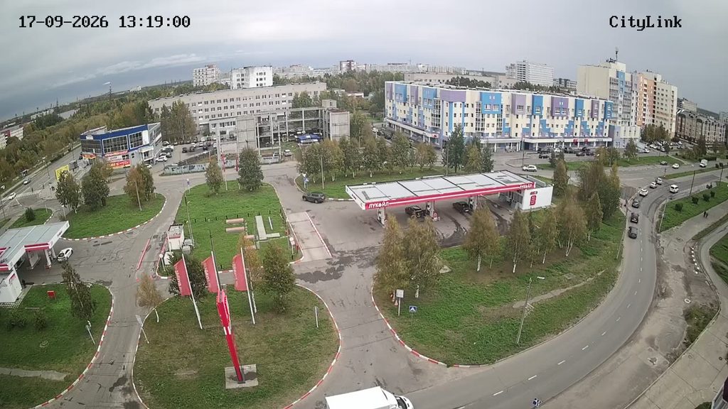 Кадр с камеры заправки